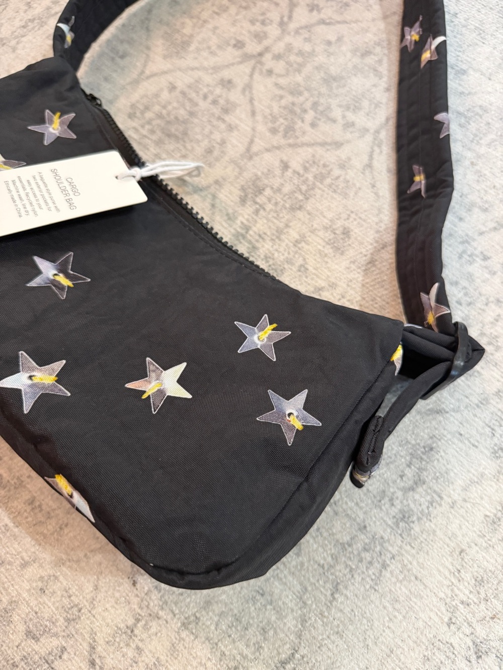 NEW Baggu Cargo Shoulder Bag - Limited Edition Stars - Picture 7 of 7